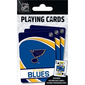 MasterPieces NHL St. Louis Blues Playing Cards - Officially Licensed 54 Card Deck for Adults - 1 of 4