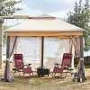 Yaheetech Set of 2 26in Outdoor Zero Gravity Chair Patio Lounge Camping Chair - 2 of 4