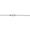 Black Bow Jewelry 1mm 14k White Gold Solid Classic Box Chain Necklace - 3 of 4