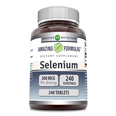 Amazing Formulas Selenium 200 Mcg 240 Tablets