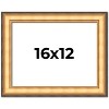 PosterPalooza | Traditional Gold Picture Frame - UV Acrylic, Backing Board, Hanging Hardware Included - 2 of 4