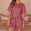 Women's Cozy Ribbed Knit Loungewear Set - Cupshe - 2 of 4