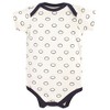 Hudson Baby Infant and Toddler Boy Cotton Hoodie, Bodysuit or Tee Top and Pant Set, Football Baby - 3 of 4