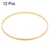 Unique Bargains Bamboo Handmade DIY Craft Wedding Dream Catcher Floral Hoops 12 Pcs - 3 of 3