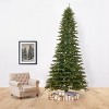 Nearly Natural 12-ft Belgium Fir Natural-Look Artificial Christmas Tree with 1500 Clear LED Lights and 4962 Bendable Branches - 4 of 4
