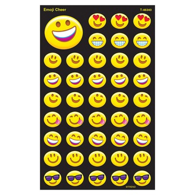 Trend Emoji Cheer superShapes Stickers-Large, 336 ct (Pack of 6)