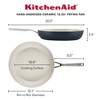 KitchenAid 12.25" Hard Anodized Ceramic Nonstick Frying Pan Matte Black: Lifetime Warranty, Hand Wash, Gas Compatible - 2 of 4