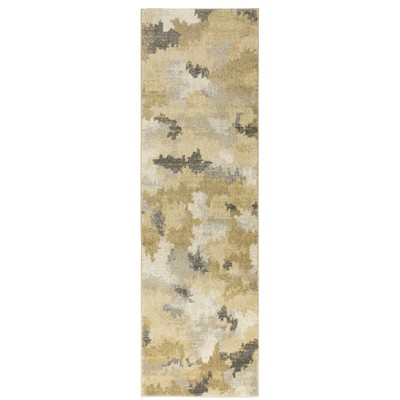 Oriental Weavers Astor 2268Z Beige/ Gold Indoor Area Rug - 2'3" x 7'6"