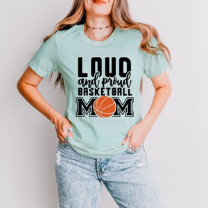 Simply Sage Market Loud And Proud Basketball Mom Short Sleeve Tee - 1 of 4