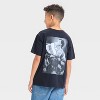 Boys' Rocky Balboa Short Sleeve Graphic T-Shirt - Black - 3 of 4