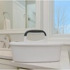 Home Mart Goods White Large Multipurpose Organizer Caddy - 16"x9.5"x7.5" - 4 of 4