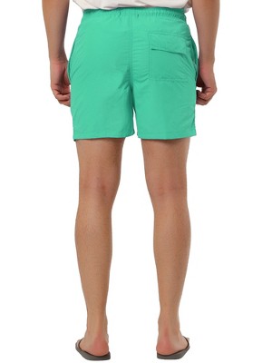 TATT 21 Men's Summer Holiday Elastic Waistband Drawstring Mesh Lining Board Shorts Mint Green 28 — фото 3