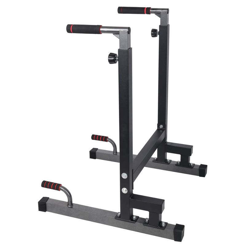 BalanceFrom Steel Frame Multi-Functional Home Gym Exercise Fitness Dip Stand Station with Adjustable Height, 500 Pound Capacity, 2 of 7