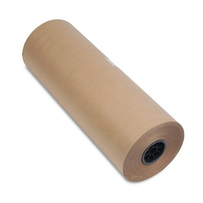 General Supply High-Volume Wrapping Paper, 40lb, 24"w, 900'l, Brown