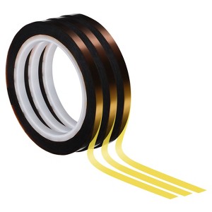 Unique Bargains Adhesive Versatile Durable DIY Art Whiteboard Tape 3 Pcs - 1 of 4