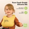 KeaBabies 2-Pack Silicone Bibs For Babies, Food Grade Silicone Baby Bibs for Eating, Feeding, Toddler Bibs, Boys, Girls - 2 of 4