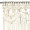 Aghana Digitals Cream Cotton Macrame Curtain 55.1x94.5" - Washable Room Divider, Door/Window Decor - 3 of 4