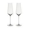 Viski Liminal Crystal Flutes, Ultrathin Clear Drinking Glasses, Thin & Lightweight, Elegant Glassware for Champagne, Wines & Cocktails, 9 oz, Set of 2 - 4 of 4