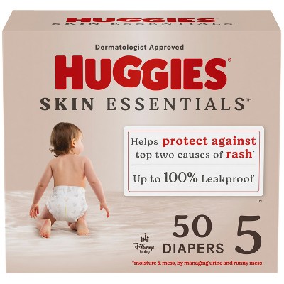 Image of Huggies Skin Essentials Diapers Super Pack - Size 5 - 50ct