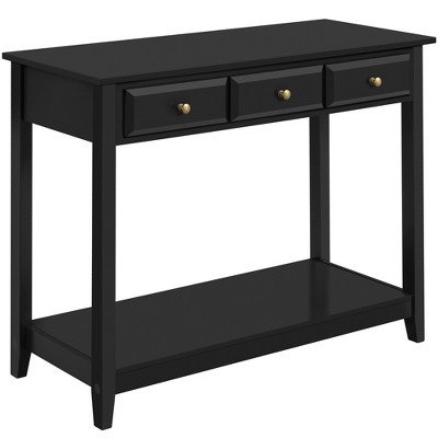 Costway Console Table Storage Shelf Modern Sofa Table W/ Drawer ...