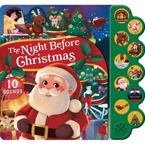 The Night Before Christmas 10-Button Sound Book - (10-Button Sound Books) by  Clement C Moore (Board Book) - 1 of 4