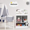 3-Tier Toy Storage Organizer with Bookcase, Toy Shelf Organizer with Open Shelves, Kid’s Multi Shelf Cubby for Books, Bookshelf - 3 of 4