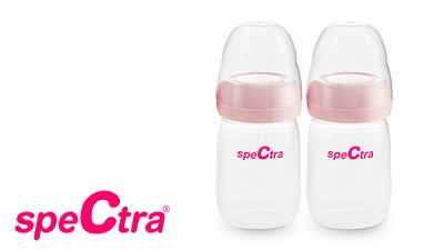 Spectra milk storage store bottles