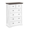 6 Drawers Dresser For Bedroom, Wood 6 Chest Of Drawer, Modern Wide Dresser, Storage Dresser Organizer Unit For Home Office, Living Room - 3 of 4