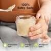 12pk Prep Baby Food Storage Containers, 4 oz Leak-Proof, BPA Free Glass Baby Food Jars for Feeding - 4 of 4