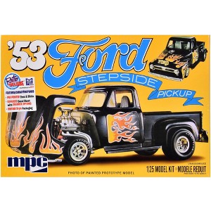 Skill 2 Model Kit 1953 Ford Stepside Pickup Truck 1/25 Scale Model by MPC - 1 of 4