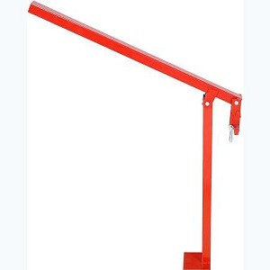 Post Puller Fence Post Puller for Round Fence Posts, Painted Finish Heavy Duty Steel Fence Post Pulling ToolPost and Tree Stump Red One Size - 1 of 4