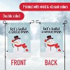 SCS Direct Christmas Garden Flags Variety Pack (Set of 6 Different 12” x 18” Signs) Weatherproof Banners for Indoor/Outdoor, Versatile Xmas Holiday - 3 of 4