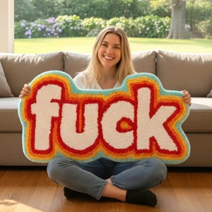 Color Rug For Bedroom, 2X3" Fluffy Thick Soft Living Room Rugs, Non Slip Absorbent Floor Mat, Cute Washable Microfiber Non-Slip Small Shower Mat - 1 of 4