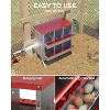 TackView 6 Compartment Metal Chicken Nesting Box, Nesting Boxes for Hens Laying Eggs - 2 of 4