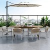 22.5'' Set of 2, Wicker Rattan Woven Patio Chairs, Outdoor Armchair Seating Waterproof seat and cushion - 3 of 4