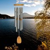Woodstock Wind Chimes Signature Collection, Chimes of Kyoto, 25'' Silver Wind Chime KWS - image 2 of 4