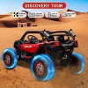 coucheta 24V Ride On Toys for Kids with Remote Control, 2-Seater UTV with Music & Light, 4WD Powerful Electric Vehicle with 4 Shock Absorbers - 4 of 4