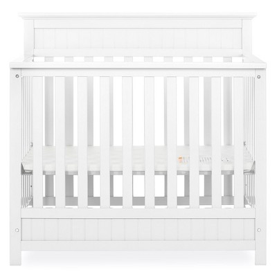 Image of Dream On Me JPMA Certified Harbor 4-in-1 Convertible Mini Crib in White