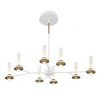 Eurofase Lighting Torcia 16 - Light Chandelier in  White/Brass - 2 of 3