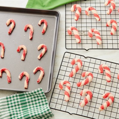 Large Non-Stick Carbon Steel Cookie Sheet with Rack