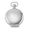 Black Bow Jewelry Charles Hubert Stainless Stl Wht Dial Tritium Mechanical Pocket Watch - 2 of 4
