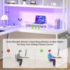 Aheaplus L Shaped Desk with Power Outlet & LED Strip - 3 of 4