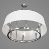 Progress Lighting Cherish 6-Light Chandelier, Brushed Nickel, Summer Linen Shade - 4 of 4