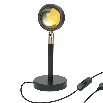 Dartwood Led Sunset Lamp - Adjustable, Usb Powered, 180 Degree Sunset