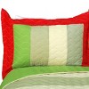 Slickblue Handmade Full/Queen Quilt Set, 100% TC Fabric, 5 Geometric Design Options, Vermicelli Quilting, 3-Piece Set - 3 of 4
