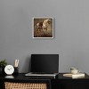 Notoriart Van Dyck - A Grey Horse Manly Inspirational Art Prints Framed - 2 of 4