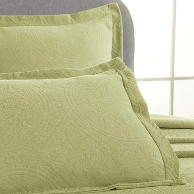 Sweet Pea King Cotton Scalloped Celtic Bedspread Set