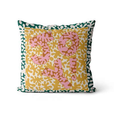 'Blobs of Joy' Square Throw Pillow Cover - UNWRP