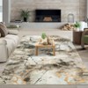 Modern Abstract Large Area Rugs for Bedroom Living Room, Washable Non Slip Floor Carpet for Home Office - 2 of 4