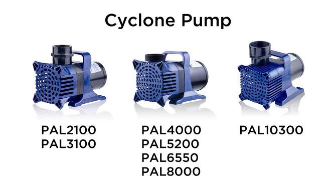 2100GPH Cyclone Pump with 33&#39; Cord - Blue - Alpine Corporation, 2 of 8, play video